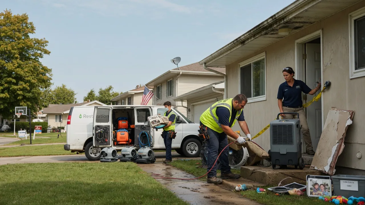 Water Damage Restoration in Olivia, MN near me
